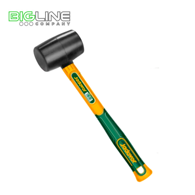 Молоток резиновый 900гр,ручка из стекловолокна Jadever1