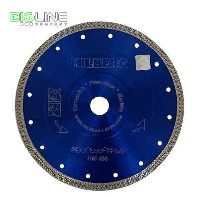 Диск Hilberg Industrial Турбо отрезной алмазный d230*2*25,4/22,23 (25)
