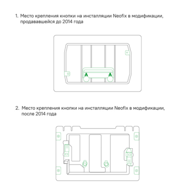 Клавиша смыва универсальная, матовый хром Unifix 030 IDDIS.2png