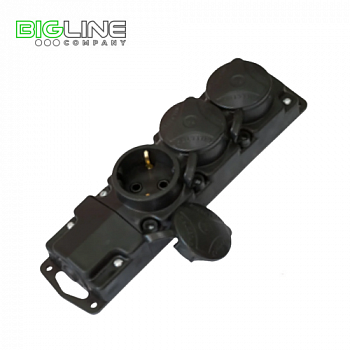 Розетка Р 16-381 с заземлением,переносная,брызгозащищенная (22)