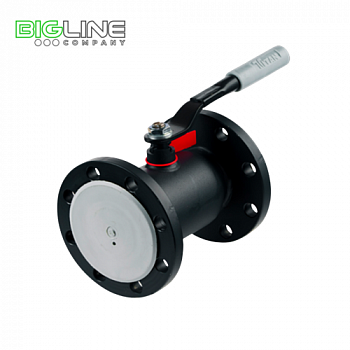 Кран шаровой стальной 11с67п Ду15 Ру40 фланцевый Titan