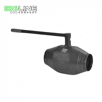 Кран шаровой стальной 11с67п Ду100 Ру25  ппривар полнопроходной Forteca