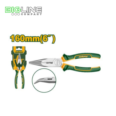 Тонкогубцы изогнутые 160мм Jadever