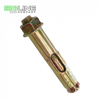 Металлический анкерный болт с рубашкой под гайку 10х120