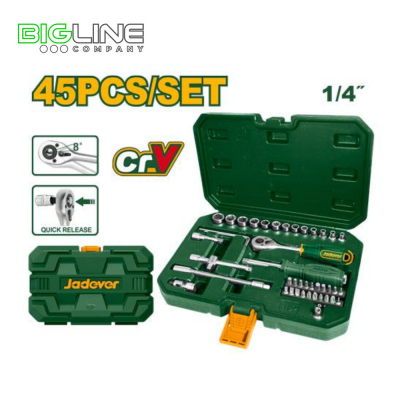 Набор головок с трещеткой  1.4,в кейсе 45pcs. Jadever