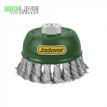 Щетка чашечная проволочная жесткая d-100мм,M14-2 Jadever