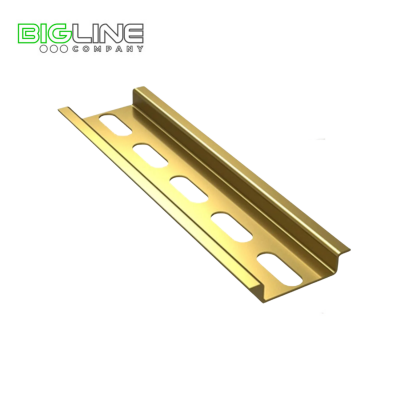 Дин-рейка L-75 цинк жёлтый (100)