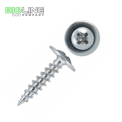 с пресшайбой и сверлом