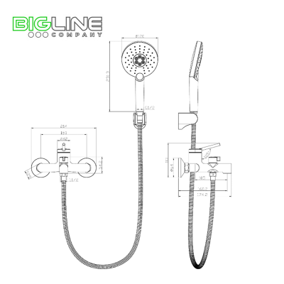 Смеситель LEMARK LM3814C Minima для ванны