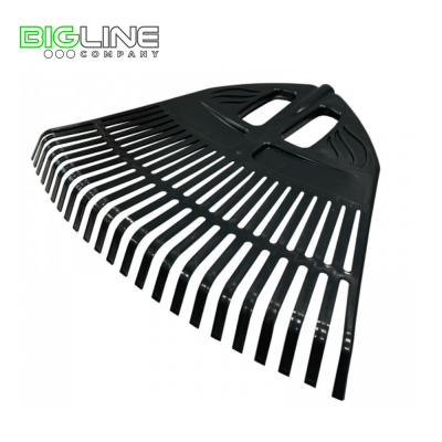 Грабли 23 зуба веерные пластмассовые 500 мм чёрные (20)