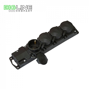 Розетка Р 16-467 IV с заземлением,переносная,брызгозащищенная (20)