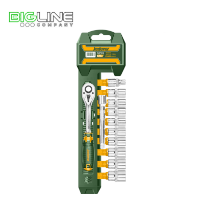 Набор головок с трещеткой 3-8 12pcs. 10 головок- 8-19мм. Jadever