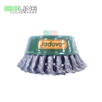 Щетка чашечная проволочная жесткая d-125мм,M142 Jadever