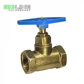 Клапан  запорный латунь Ду 15 Ру16 ВРВР 15б3р Цветлит (140)