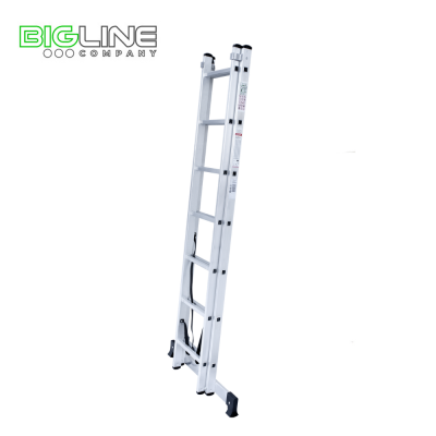 Лестница NV 1220 алюминиевая двухсекционная, 2*7 перекладин