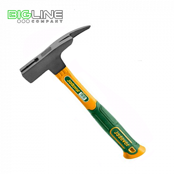 Молоток кровельный 600гр,ручка из стекловолокна Jadever1