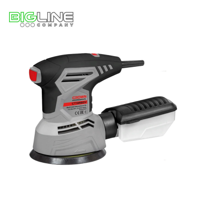 CROWN  СТ 13560 МШЭ Эксцентриковая шлифмашина, d125 мм300W (8)