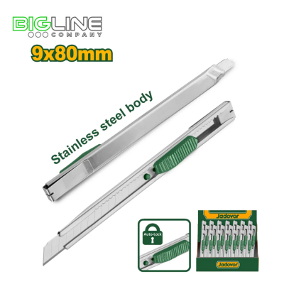 Нож с отламывающимся лезвием, нерж.корпус 980мм Jadever