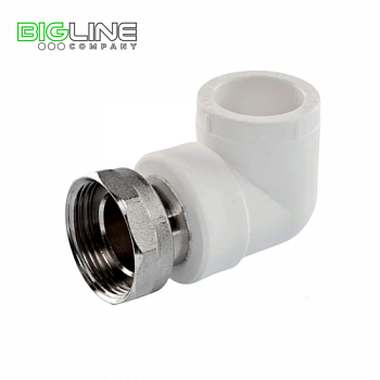 Уголок  90гр с накидной гайкой 2012  РТП