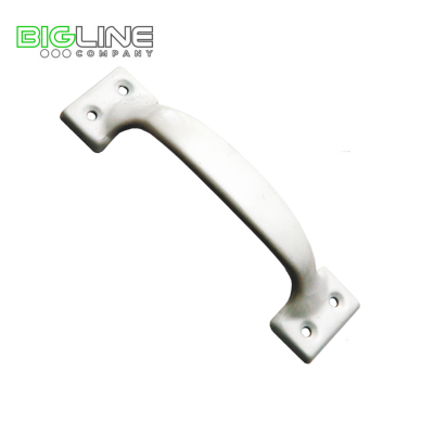 Ручка дверная-скоба РС-120 полимер серебро (50)