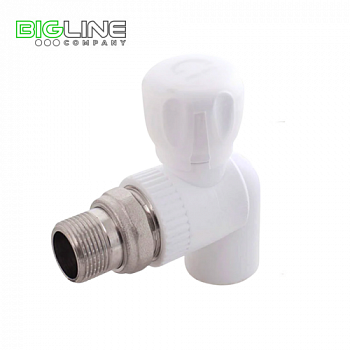 Кран шаровой для радиатора 2012 угловой, РТП