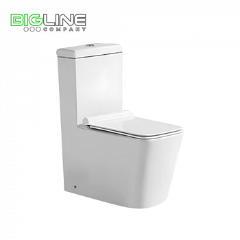 Унитаз монолитный Saniteco SA-702 TORNADO белый 69