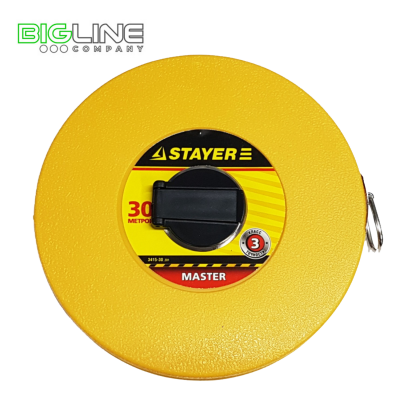 Мерная лента STAYER MASTER F-30, фиберглассовое двустороннее полотно, 30м