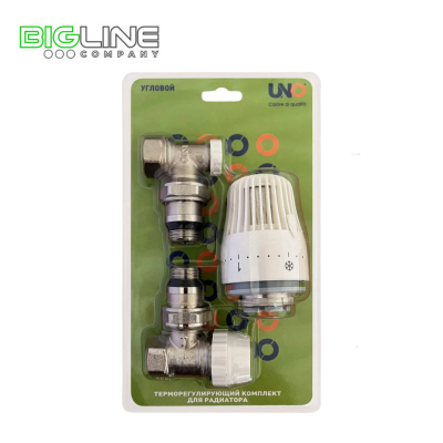 Комплект терморегулирующий угловой UNO 34 (25)