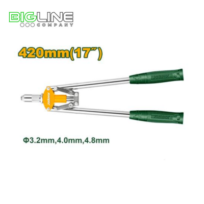 Заклепочник двуручный 420мм. 3.2.,4.,4.8mm. Jadever