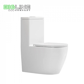 Унитаз монолитный Saniteco SA-701 TORNADO белый 690360810