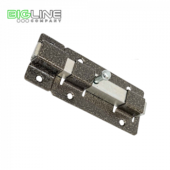 Задвижка дверная ЗД-06 полимер бронза (20)