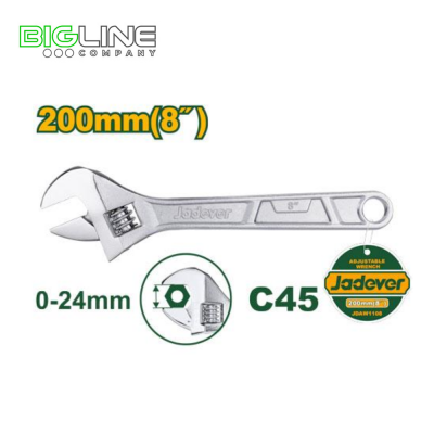 Ключ разводной 200мм, 0-24мм Jadever (6/36)