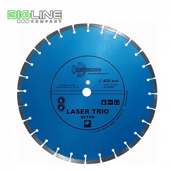 Диск Trio Diamond сегментный отрезной алмазный d400х25,4х10Н