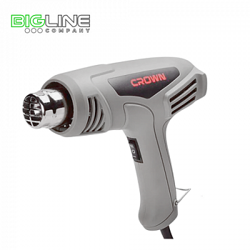 CROWN  СТ 19017 Фен 1600W,50-500 °С (8)