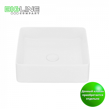 Умывальник накладной белый глянцевый Slide IDDIS