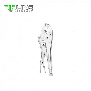 Щипцы с изогнутыми губками 175мм,диапозон 0-33мм Jadever1