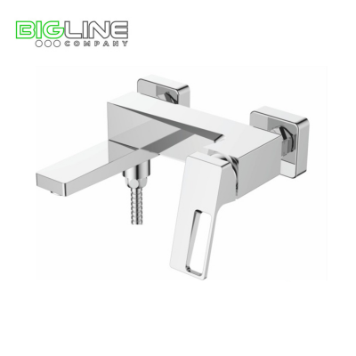 Смеситель CASELA 53192D для ванны с коротким изливом,оружейная сталь (8)