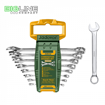 Набор комбинированных гаечных ключей 8шт, 6-19мм Jadever