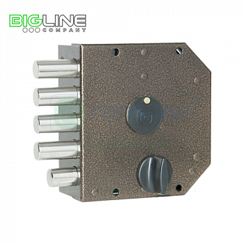 Замок ГАРДИАН 20.05.левый накладной сувальдный 5 ригельный (6)