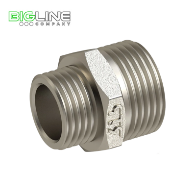 Ниппель латунь никель переходной Ду 3412 н.р РТП Ниппель латунь никель переходной Ду 3412 н.р РТП