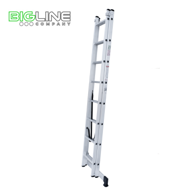 Лестница NV 1220 алюминиевая двухсекционная, 2*8 перекладин