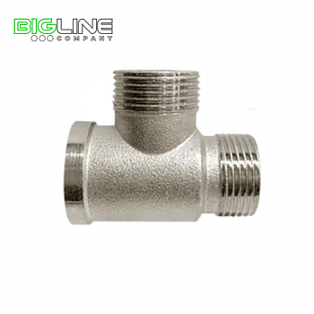 Тройник никелированный  12 внн