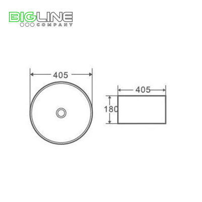Раковина матовая Grossman GR-3025ВМ 3