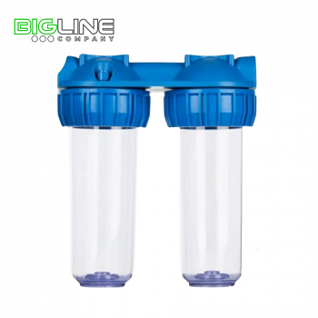 Корпус фильтра двойной UNO YL-Q 10 AA (34), крепление, ключ