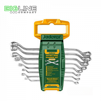 Набор накидных ключей со смещением 6-22мм Jadever1