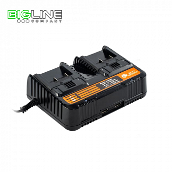 P.I.T. 2405-2 Зарядное устройство универсальное двухпостовое 24V