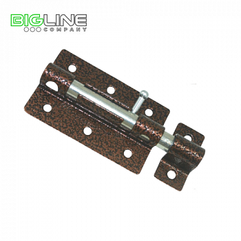 Задвижка дверная ЗД-07 пол.медь (20)