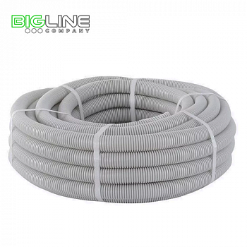 Гофра рукав d25 ПВХ серая (50)