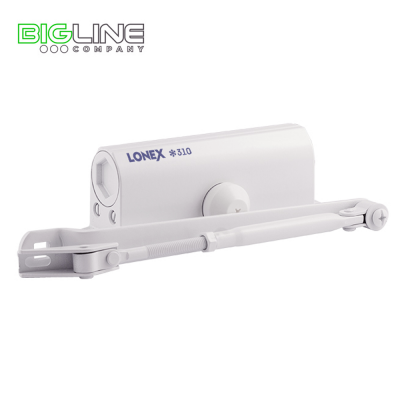 Доводчик LONEX 310 дверной на 15-60кг, белый, морозостойкий (10)