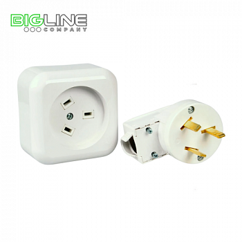 Вилка с розеткой для эл. плит СЭ РВШ  РА 32-002В 32-001 3-х контактные